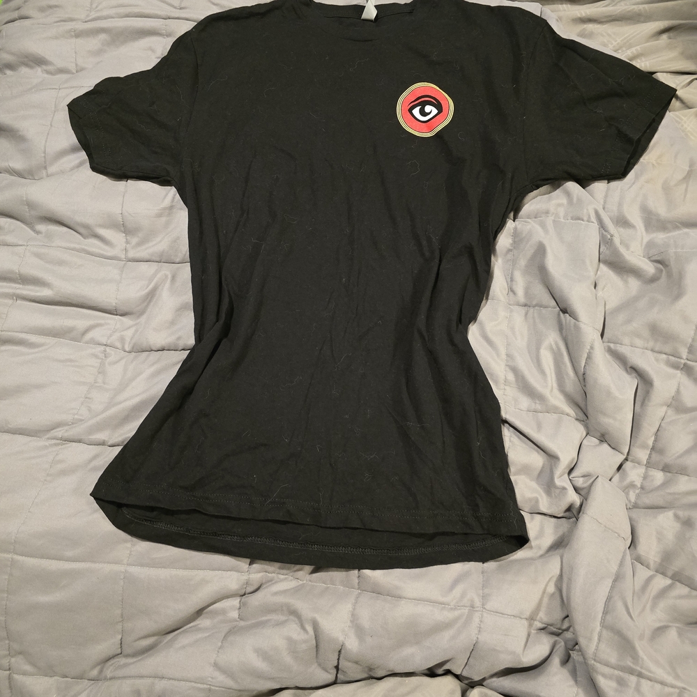 Next Level Apparel Black T-Shirt with Red Graphic